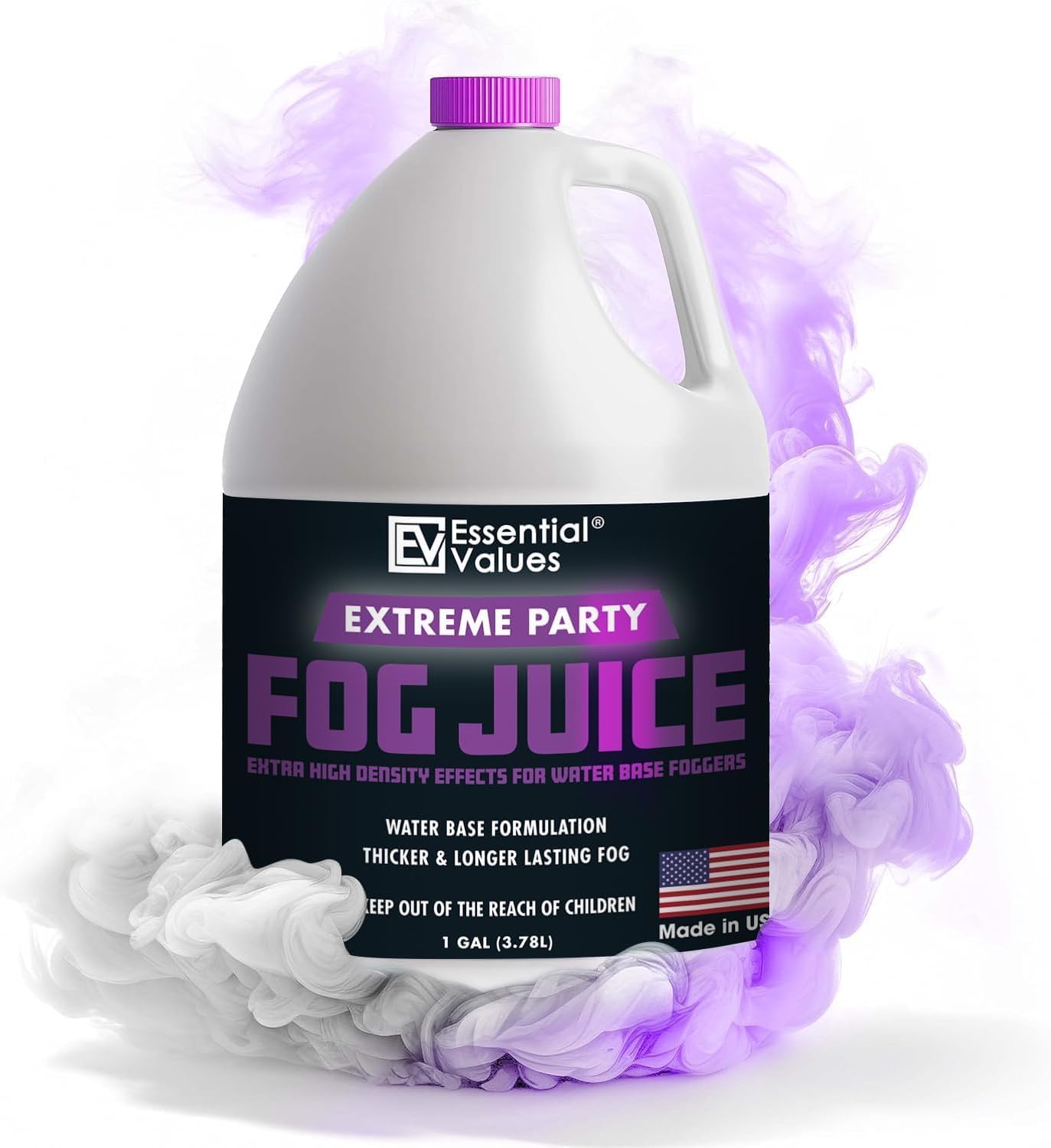 Extreme fog machine fluid bottle